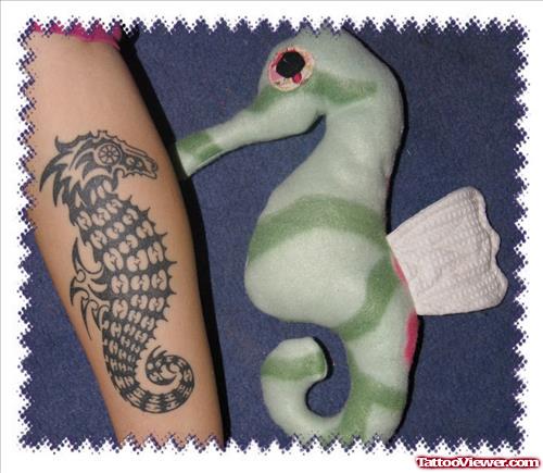 Seahorse Franziline Tattoo