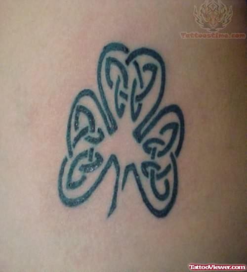 Beautiful Celtic Shamrock Tattoo