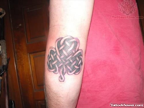 Knotwork Shamrock Tattoo