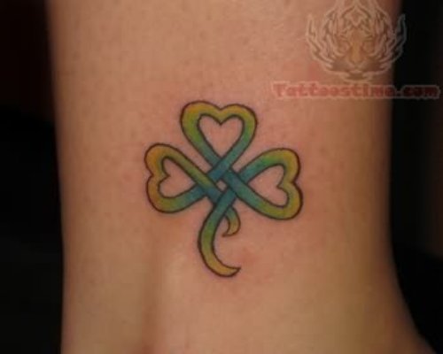 Shamrock Tattoo For Ankle