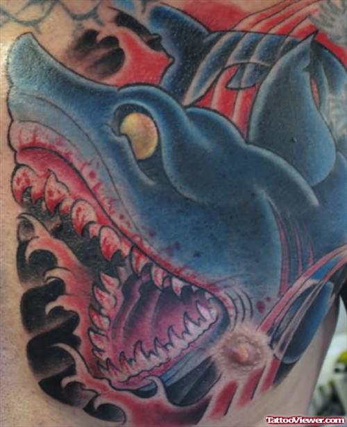 Shark Head Tattoo