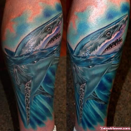 Shark Draft Lens Tattoo