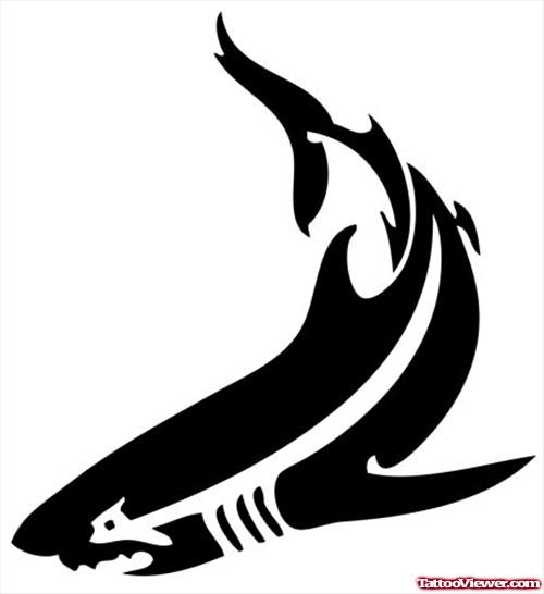 Tribal Shark Tattoo Designs Collection