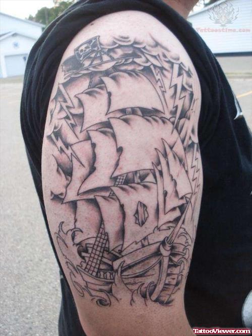Ship Tattoo For Men