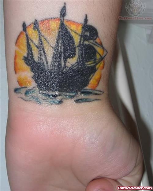 My Small Ship Tattoo