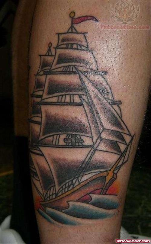 Jery Ship Tattoo
