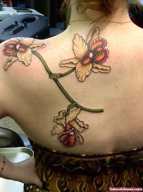 Orchid Flowers Tattoo