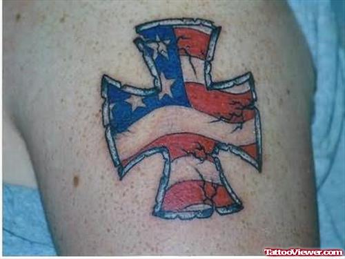 American Tattoo For Shoulder