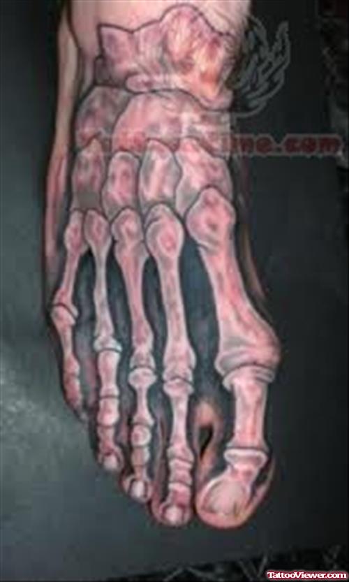 Foot Skeleton Tattoos