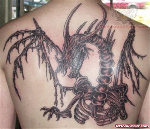 Dragon Skeleton Tattoo