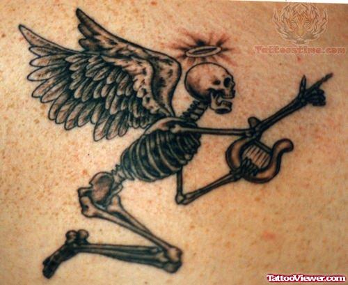 Angel Skeleton Tattoo