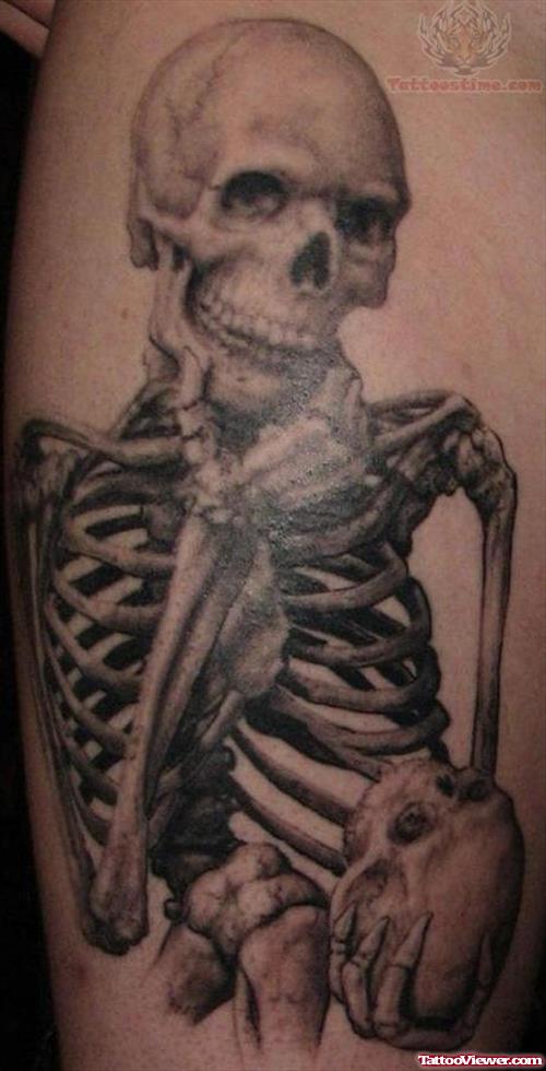 Skeleton Tattoo Image
