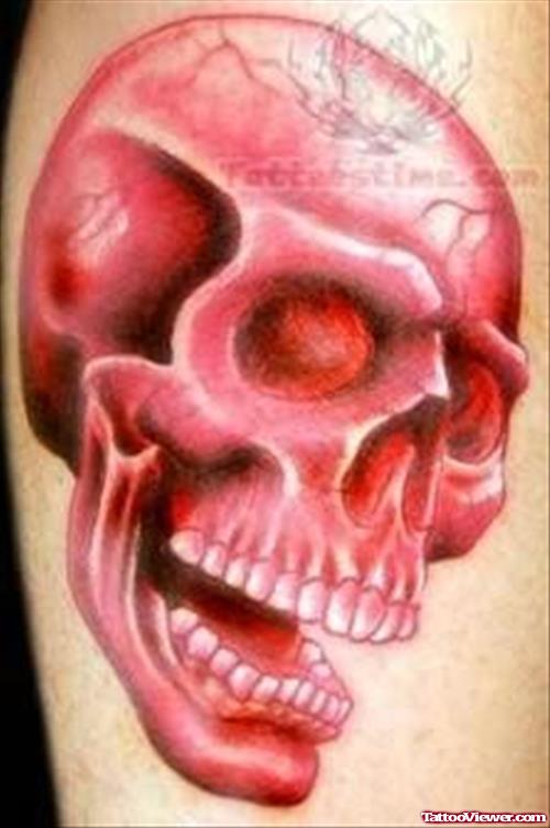 Bloody Skull Tattoo