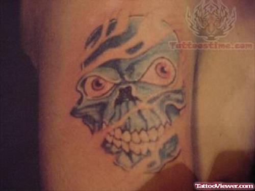 Laughing Skull Tattoo