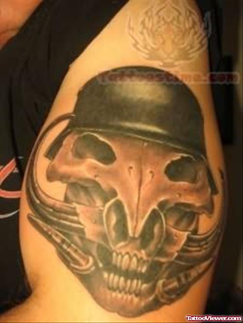 Cap Skull Tattoo