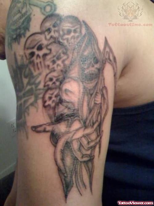 Native Pride - Skull Tattoo