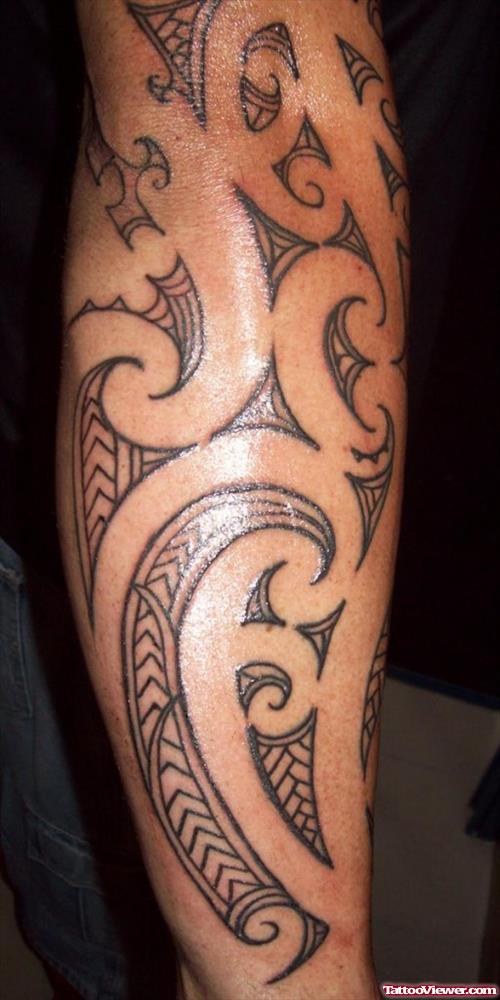 Maori Tribal Sleeve Tattoo
