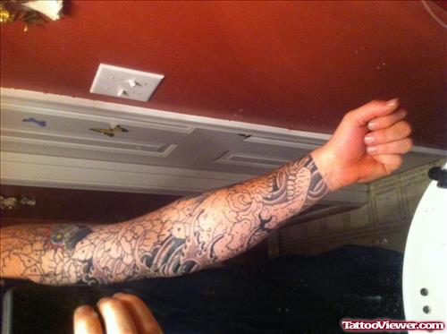 Left Sleeve Tattoo For Guys