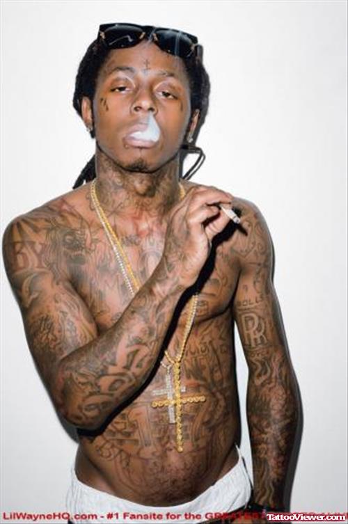 Lil Wayne Sleeve Tattoos
