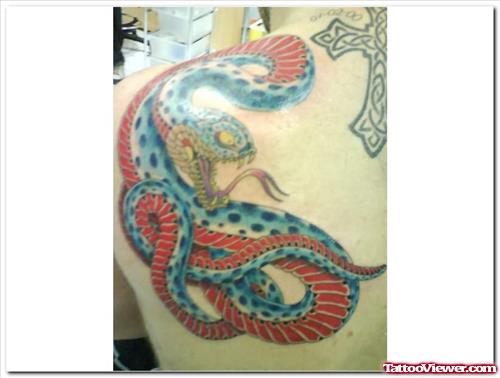 Beautiful Snake Tattoo By Tattoostime