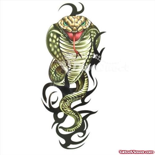 Temporary Snake Tattoos Design