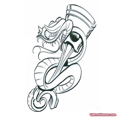 Snake Extreme Tattoo Design