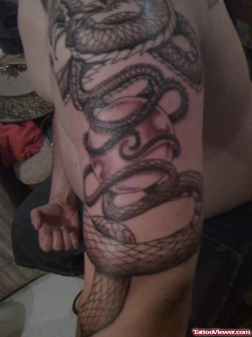 3D Snake Tattoo