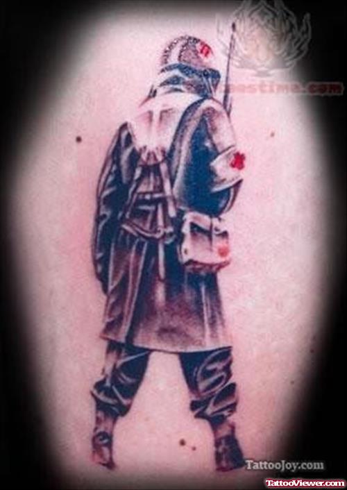 Soldier Full Tattoo