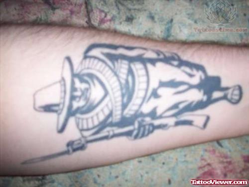 Zapatista Soldier Tattoo
