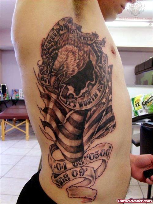 Soldier Patriotic Piece Tattoo