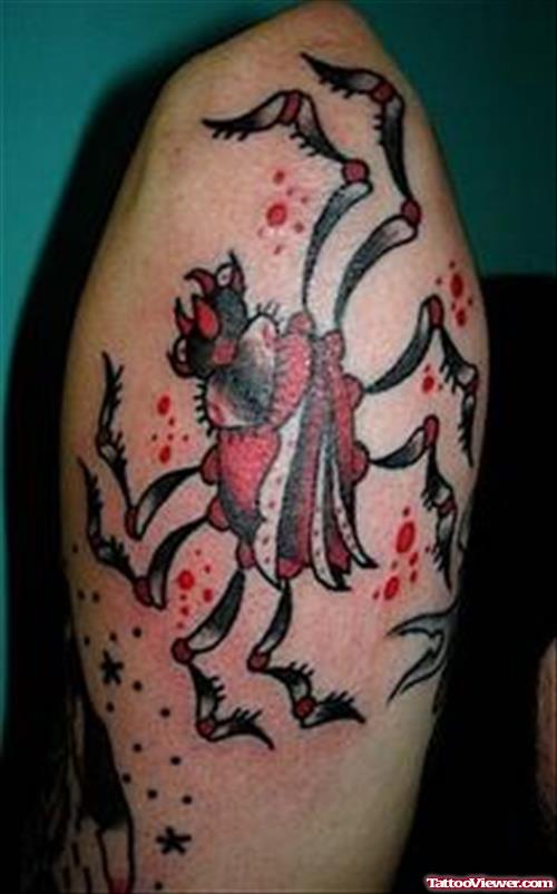 Bleeding Spider Tattoo