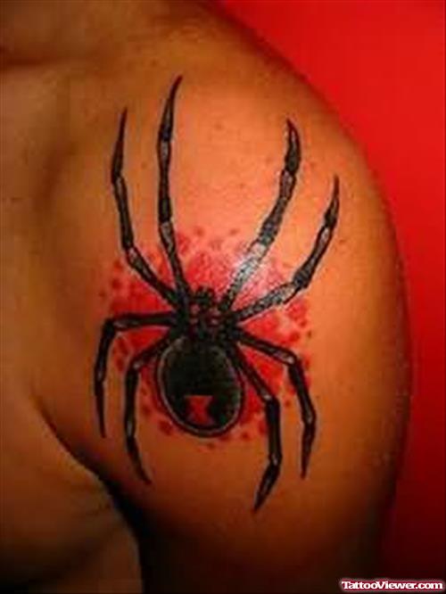 Blood - Spider Tattoo