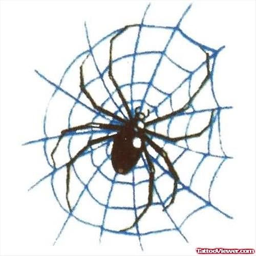 Spider Web Tattoo Design Image