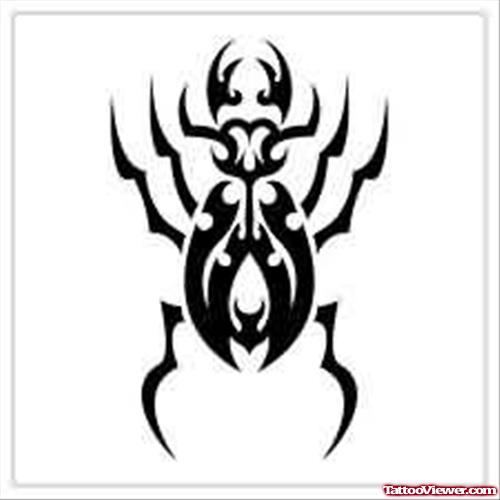Celtic Spider Tattoo Drawing