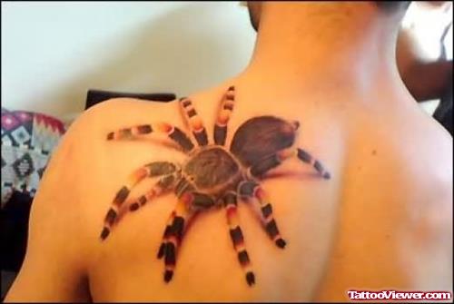Realistic Spider Tattoo Photo