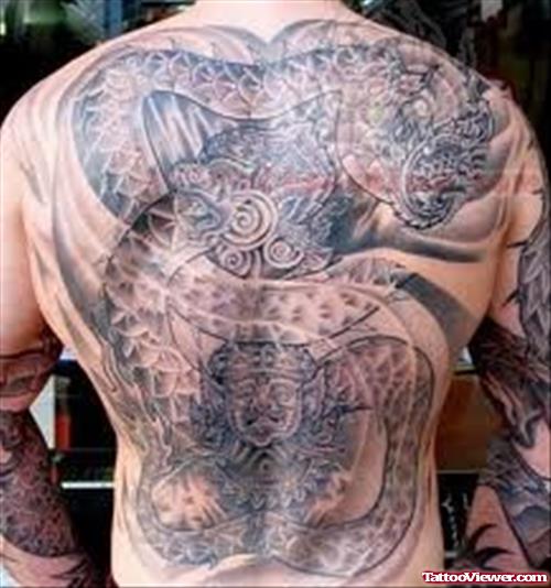 Full Back Spiritual Tattoo