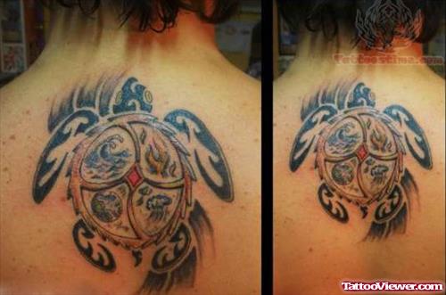 Spiritual Turtle Tattoo