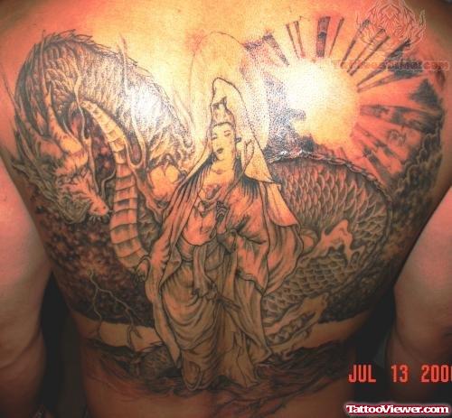 Back Body Spiritual Tattoo