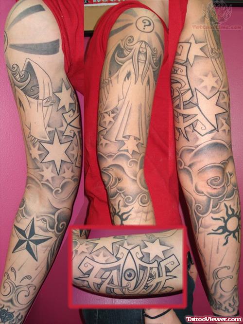 Kelly Sleeve Spiritual Tattoo