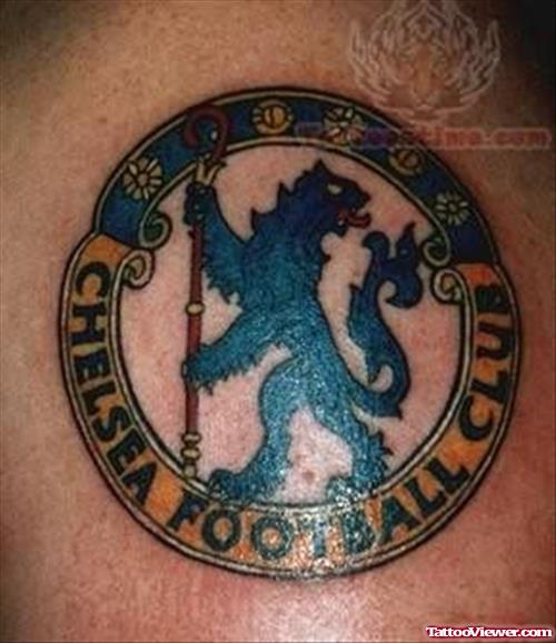 Sports Tattoo of Chelsea