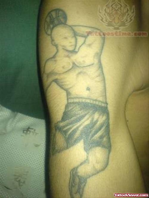 Sport Tattoo For Shoulder