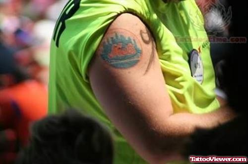 Sports Tattoo On Shoulder