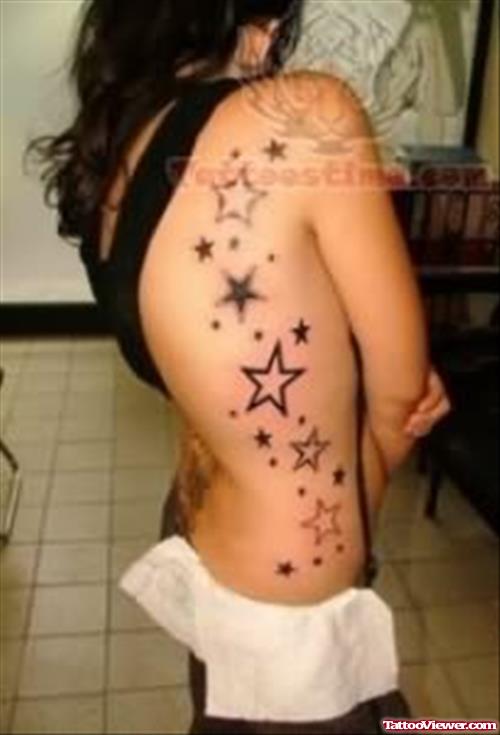 Modern Girl Star Tattoos