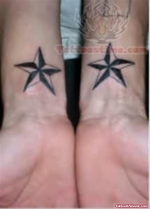 Star Tattoo on Wrists