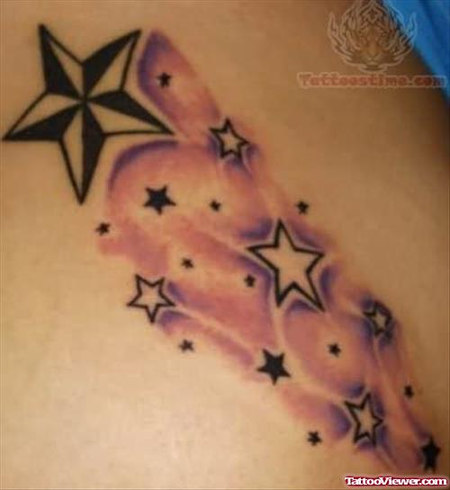 Shooting Stars Tattoos For Body