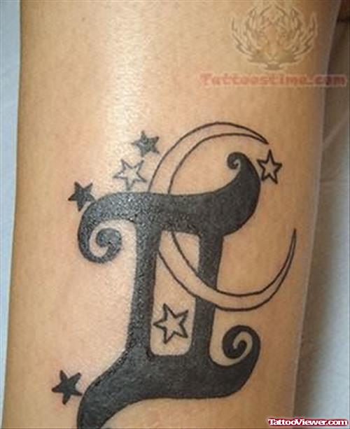 Gemini And Stars Symbol Tattoo Design