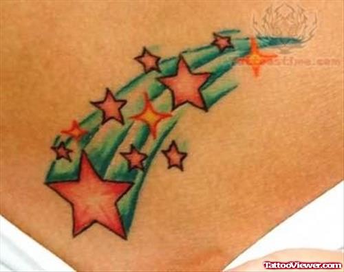 Amazing Shooting Stars Tattoos