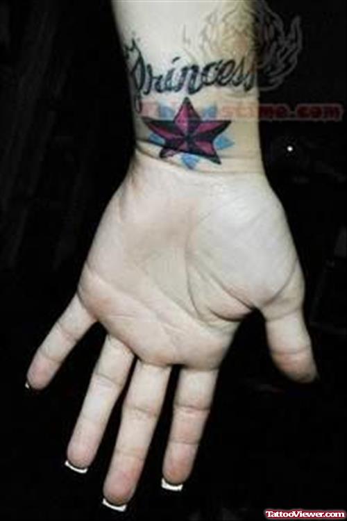 Awesome Stars Tattoo On Wrist