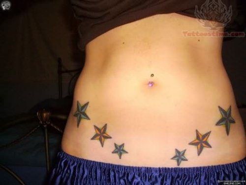 Star Tattoos On Hips