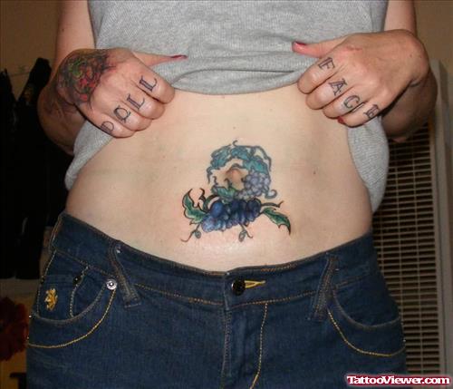 Elegant Stomach Tattoos